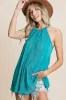 BiBi Pleating Knit Halter Neck Top sold by Charming Charlie