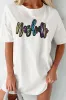 Sequin Round Neck Short Sleeve Oversized T-Shirt sold by Charming Charlie