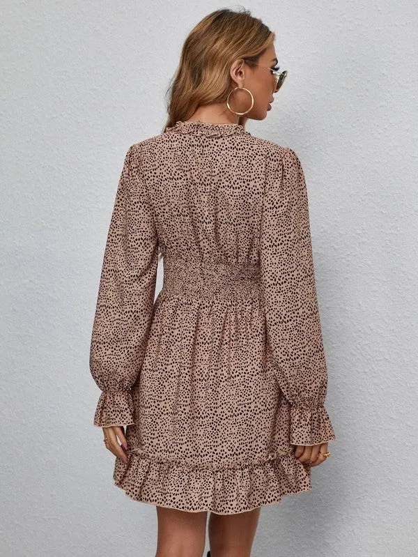 V-neck Ruffle Hem Dress sold by Charming Charlie product image thumbnail 5