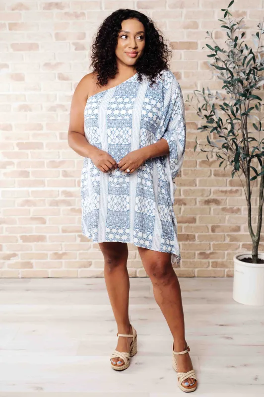 Marjorie One Shoulder Dress sold by Charming Charlie