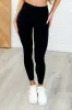 Squat Squad High Waisted Leggings in Black sold by Charming Charlie