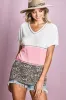 BiBi Colr Block Waffle Knit Top sold by Charming Charlie
