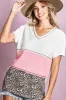 BiBi Colr Block Waffle Knit Top sold by Charming Charlie