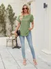 Round Neck Short Sleeve T-Shirt sold by Charming Charlie