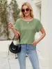 Round Neck Short Sleeve T-Shirt sold by Charming Charlie