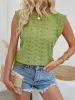 Eyelet Round Neck Cap Sleeve Top sold by Charming Charlie