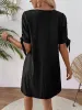 Cutout Pearl Detail V-Neck Mini Dress sold by Charming Charlie