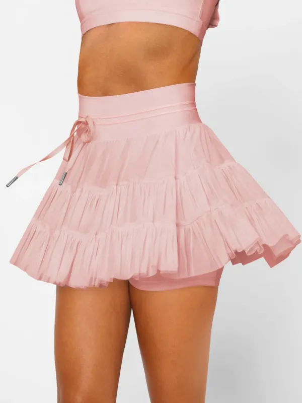 Ruched Mini Skort with Pockets sold by Charming Charlie