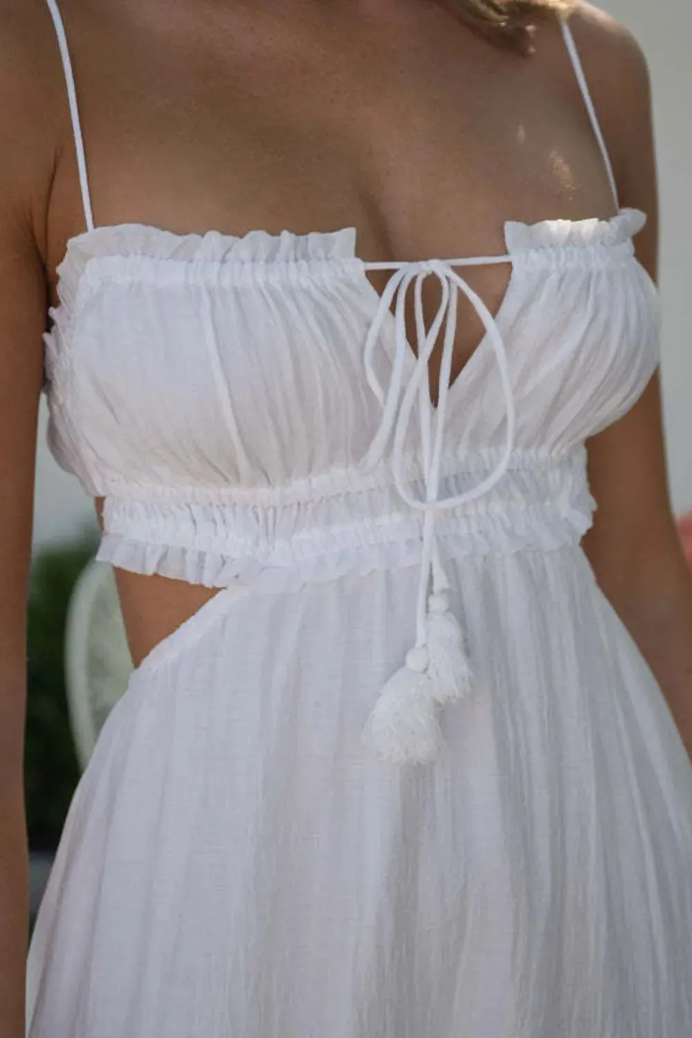 Cutout Square Neck Midi Cami Dress sold by Charming Charlie product image thumbnail 3