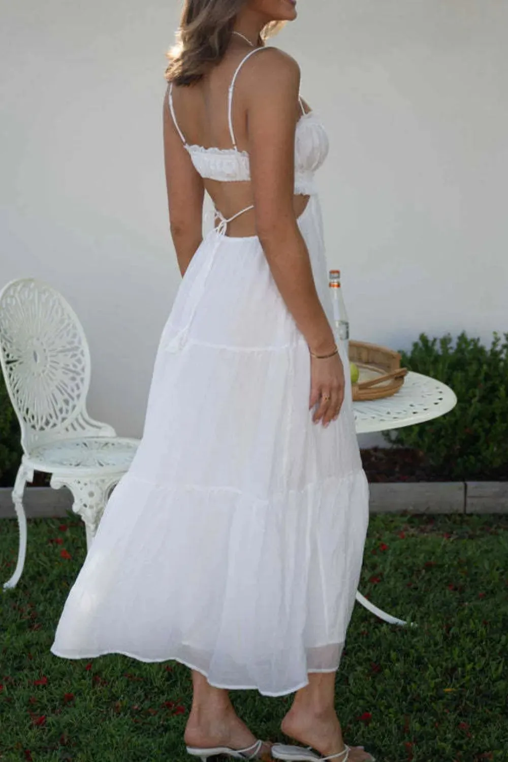 Cutout Square Neck Midi Cami Dress sold by Charming Charlie product image thumbnail 2