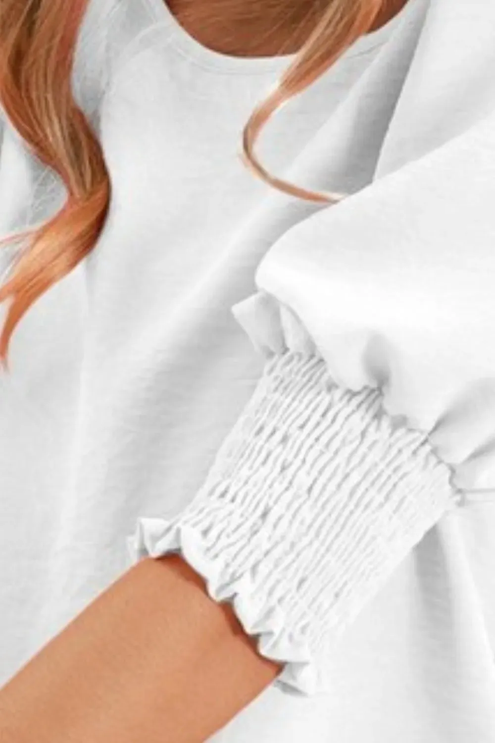 BiBi Air Flow Balloon Shorts Sleeves Top sold by Charming Charlie product image thumbnail 3