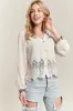 ADORA Button Down Embroidered Blouse sold by Charming Charlie