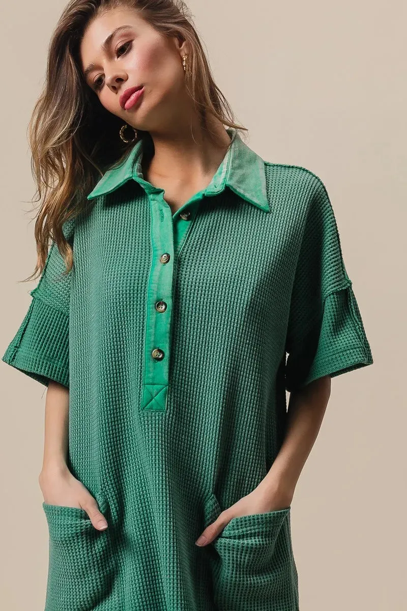 BiBi Dip Dye Mineral Washed Knit Dress sold by Charming Charlie product image thumbnail 2