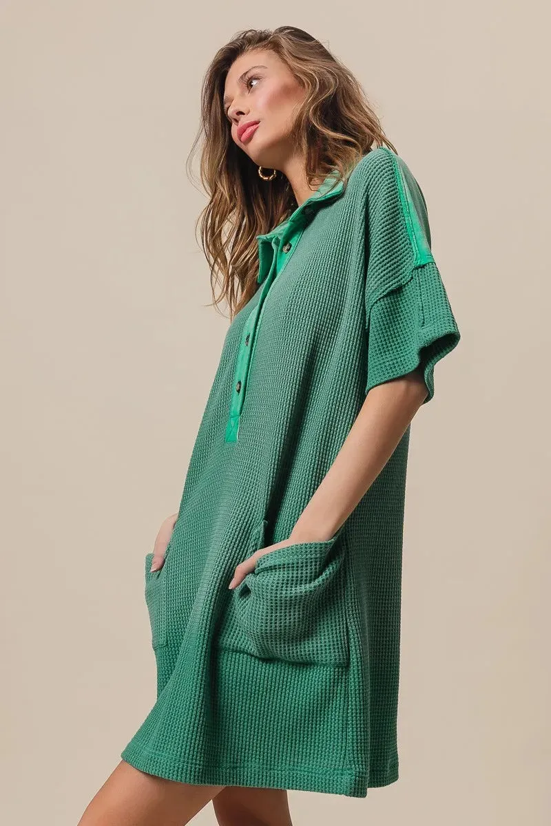 BiBi Dip Dye Mineral Washed Knit Dress sold by Charming Charlie product image thumbnail 5