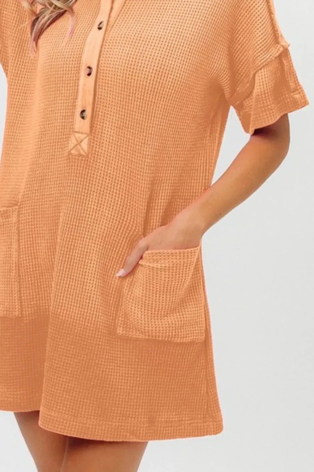 BiBi Dip Dye Mineral Washed Knit Dress sold by Charming Charlie product image thumbnail 3