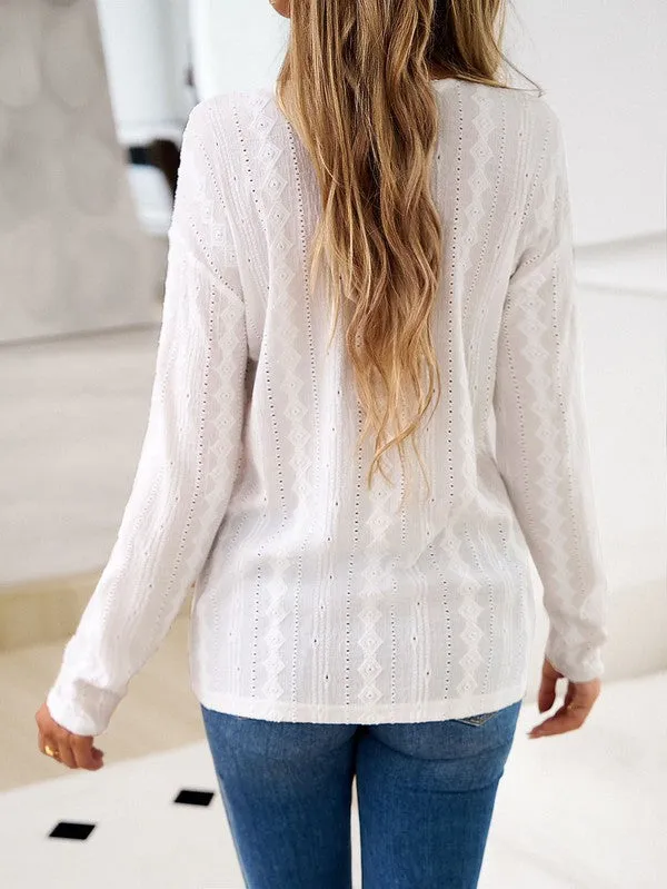 V-neck long sleeve sold by Charming Charlie product image thumbnail 3