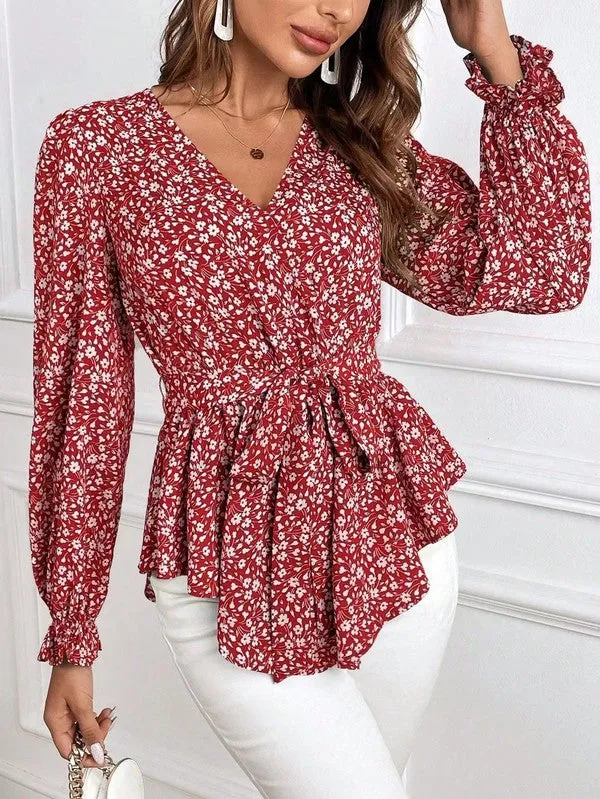 Floral Print Blouse sold by Charming Charlie product image thumbnail 3