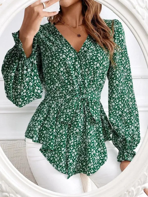 Floral Print Blouse sold by Charming Charlie product image thumbnail 2
