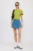 WRAPPED ASYMMETRICAL DENIM SKIRT sold by Charming Charlie