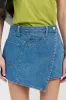 WRAPPED ASYMMETRICAL DENIM SKIRT sold by Charming Charlie