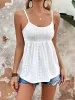 Eyelet Round Neck Cami sold by Charming Charlie