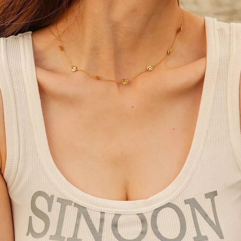 18K Gold-Plated Stainless Steel Necklace sold by Charming Charlie product image thumbnail 4