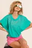 BiBi Rhinestone Beaded Short Sleeve Top sold by Charming Charlie
