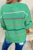 Striped Round Neck Half Sleeve Sweater sold by Charming Charlie
