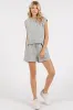 Mittoshop French Terry Crew Neck Top and Shorts Set sold by Charming Charlie
