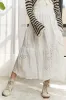 ADORA Elastic Waistband Tiered Midi Skirt sold by Charming Charlie