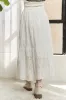 ADORA Elastic Waistband Tiered Midi Skirt sold by Charming Charlie