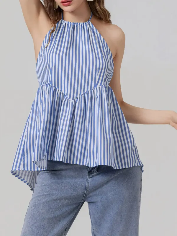 Striped Halter Neck Cami sold by Charming Charlie