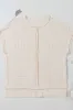 Solid Color Textured Seamed Short Sleeve Top sold by Charming Charlie