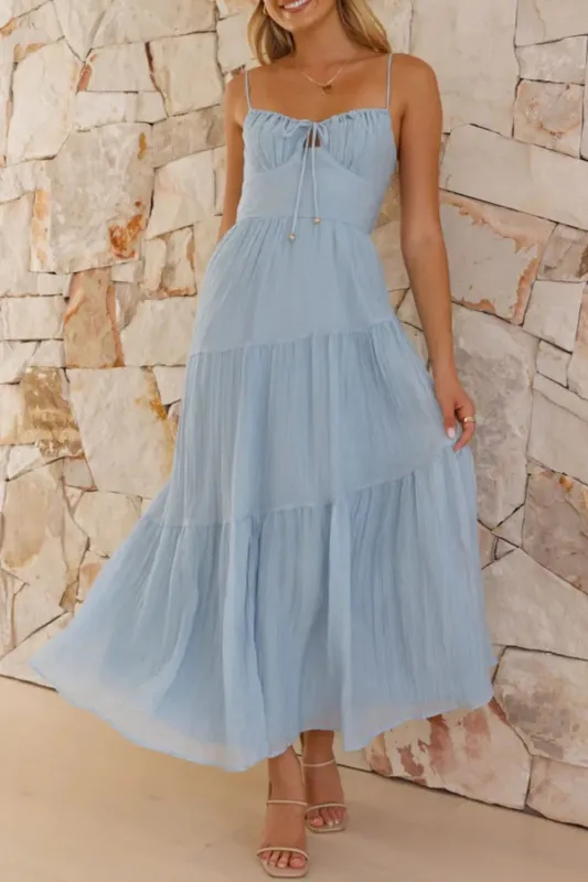 Smocked Back Midi Cami Dress sold by Charming Charlie