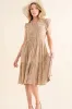 And The Why Boho Printed Tiered Maxi Dress sold by Charming Charlie
