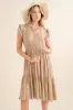And The Why Boho Printed Tiered Maxi Dress sold by Charming Charlie