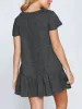 Ruffled V-Neck Mini Dress sold by Charming Charlie