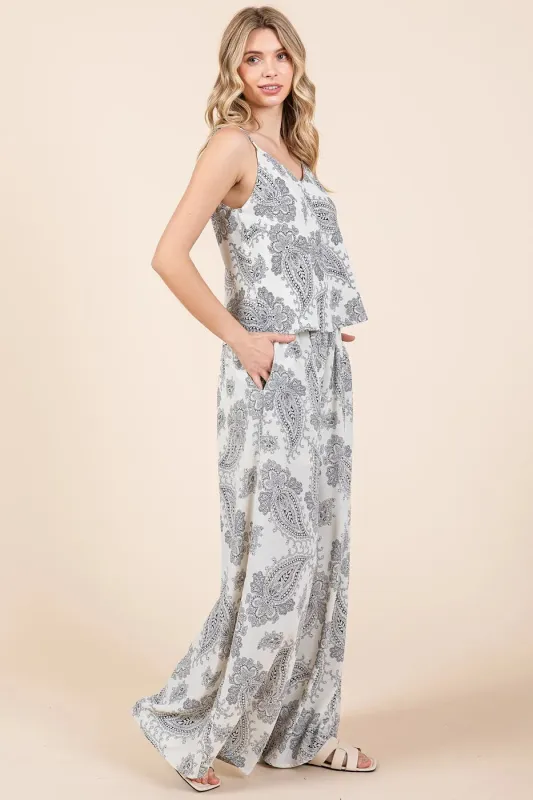 Mittoshop Paisley Print Cami and Pants Set sold by Charming Charlie