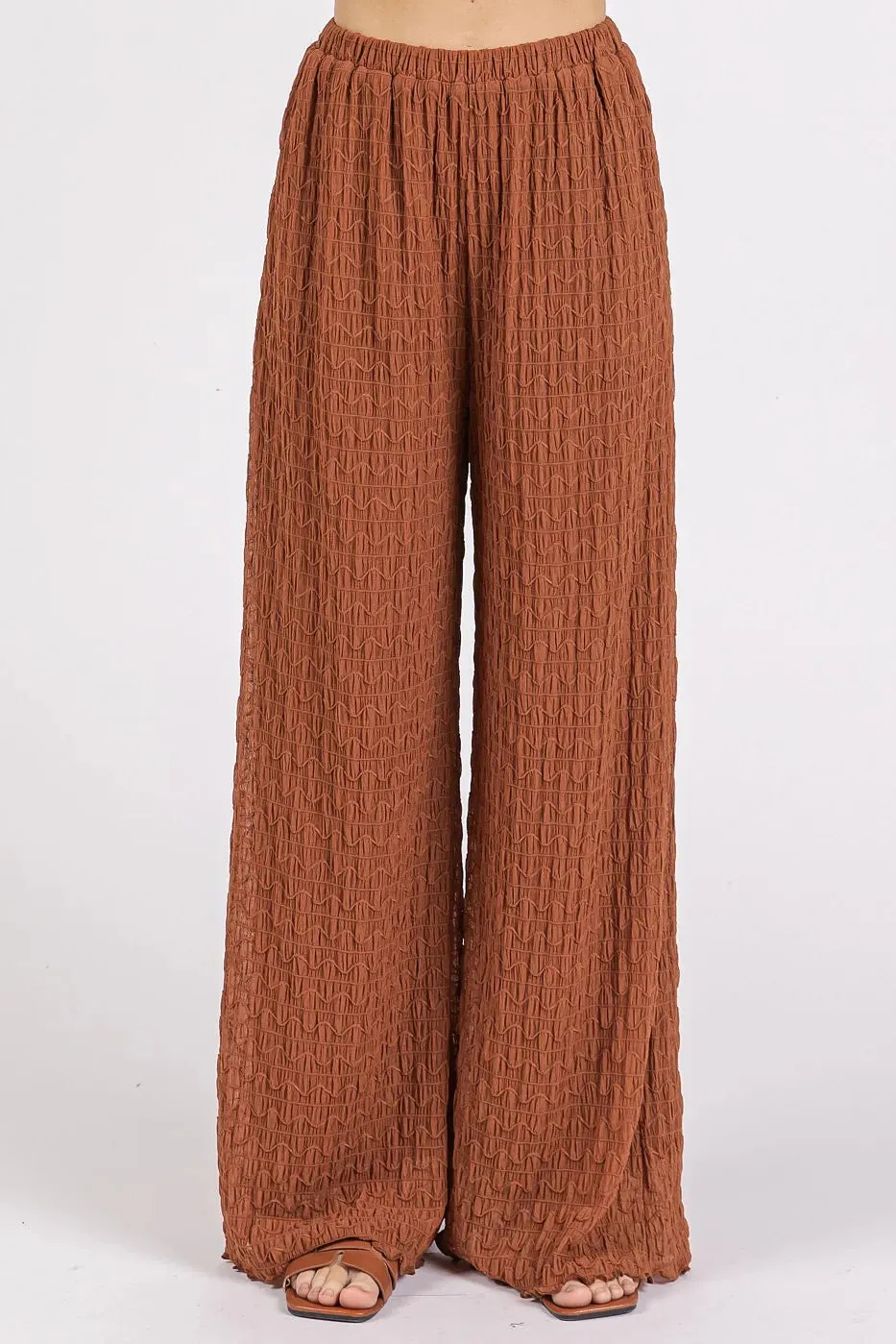 Mittoshop Textured Stretchy Crop Tank and Pants Set sold by Charming Charlie product image thumbnail 4