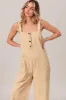 BiBi Washed Denim Buttoned Overall Jumpsuit sold by Charming Charlie