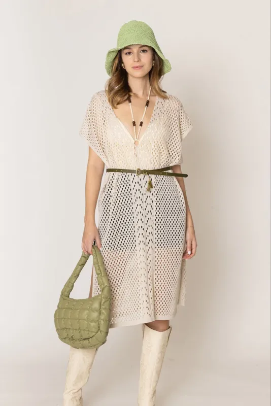 Small Quilted PU Bag sold by Charming Charlie