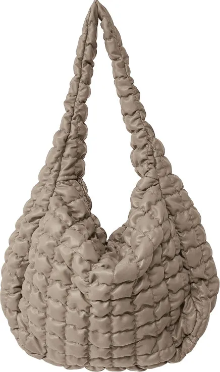 Large Quilted PU Bag sold by Charming Charlie product image thumbnail 4