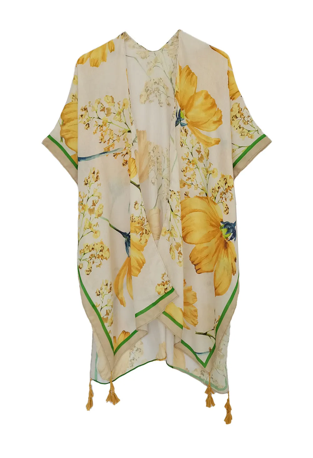 Floral Print Kimono sold by Charming Charlie product image thumbnail 5