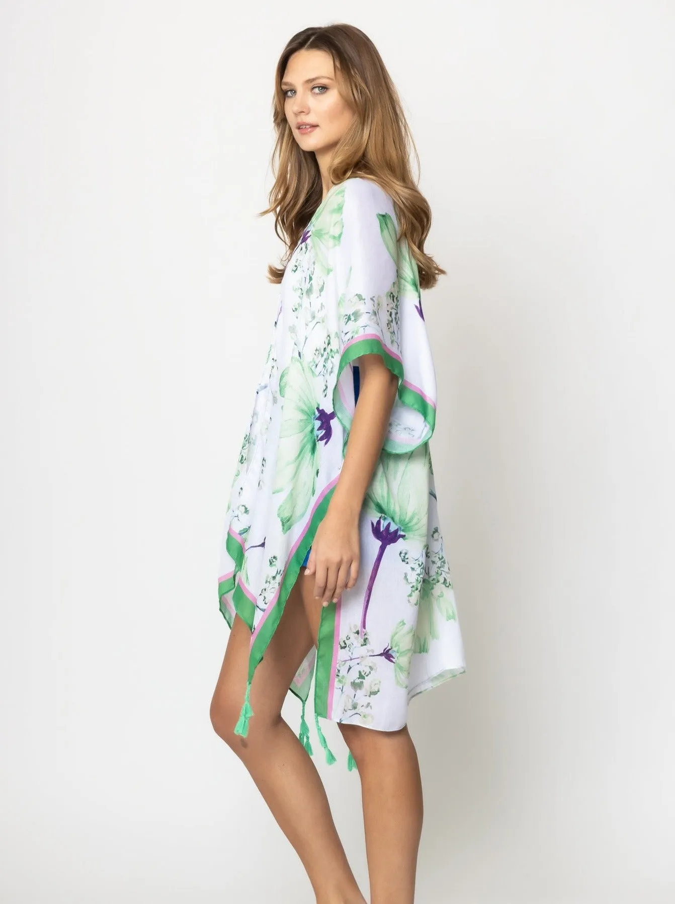 Floral Print Kimono sold by Charming Charlie product image thumbnail 2