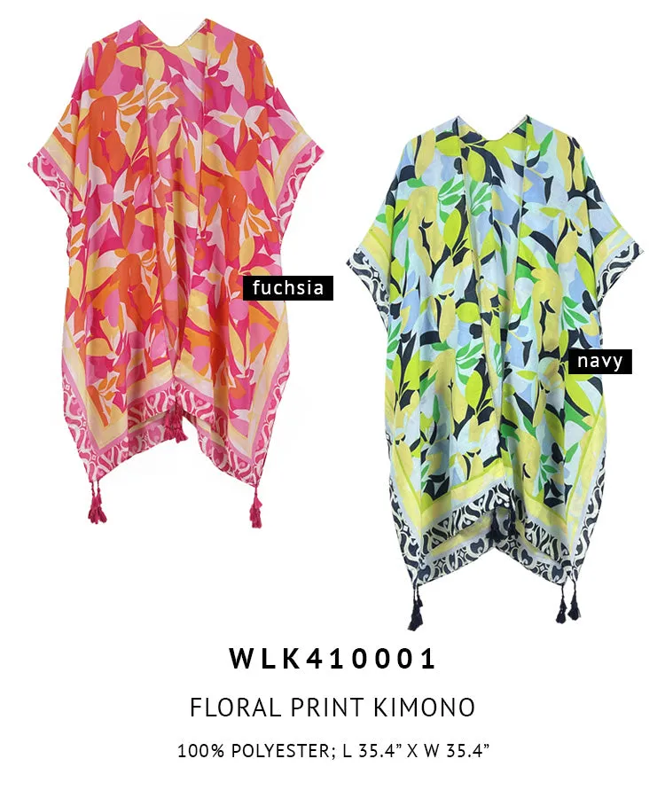 Floral Print Kimono sold by Charming Charlie product image thumbnail 3