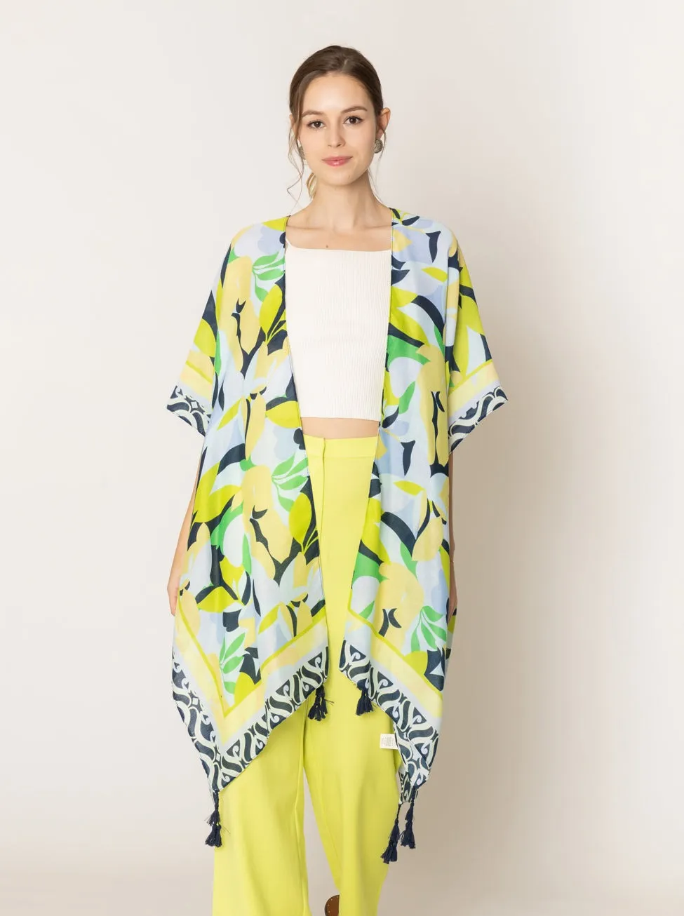 Floral Print Kimono sold by Charming Charlie