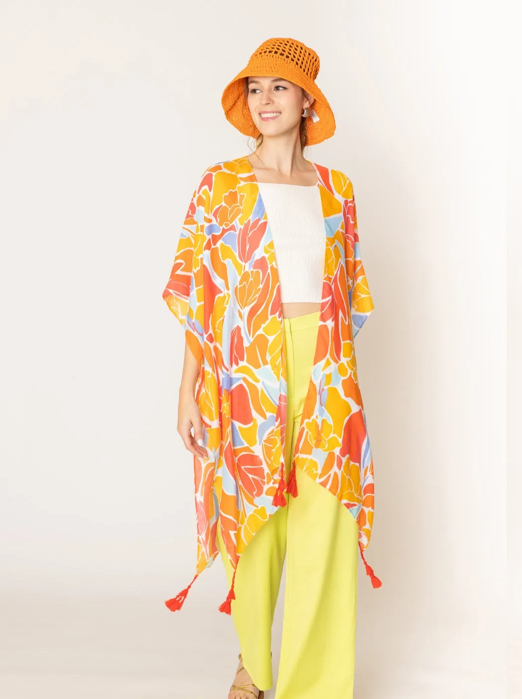 Floral Print Kimono sold by Charming Charlie