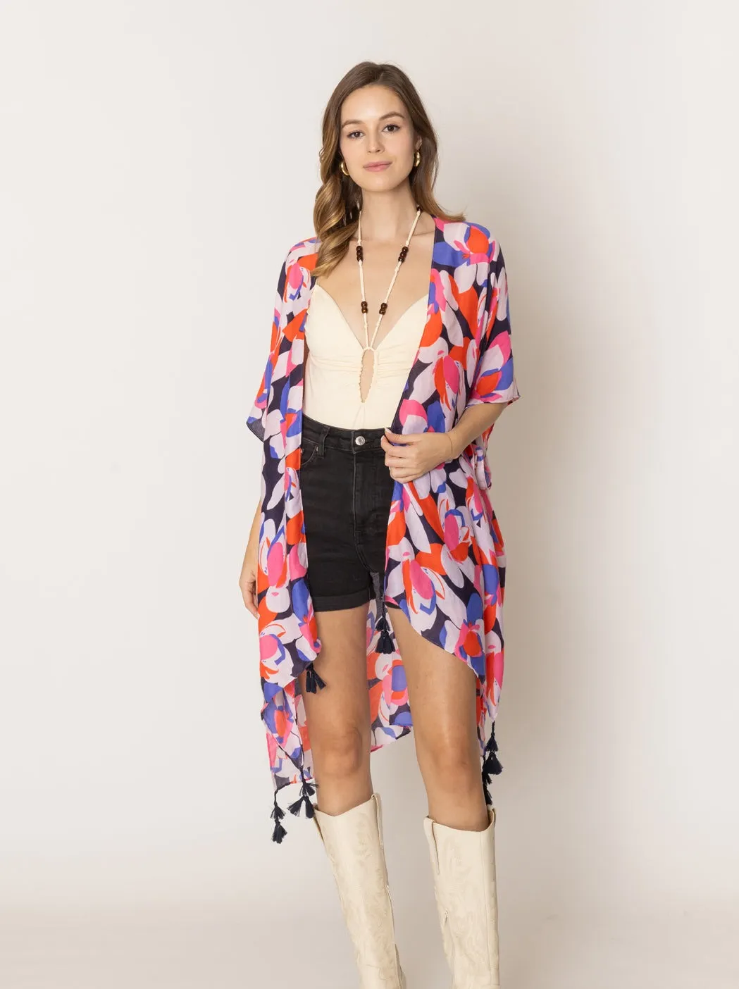 Floral Print Kimono sold by Charming Charlie