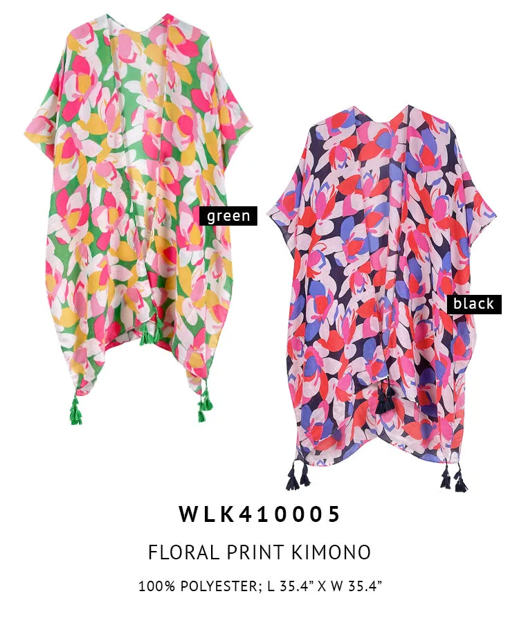 Floral Print Kimono sold by Charming Charlie product image thumbnail 3