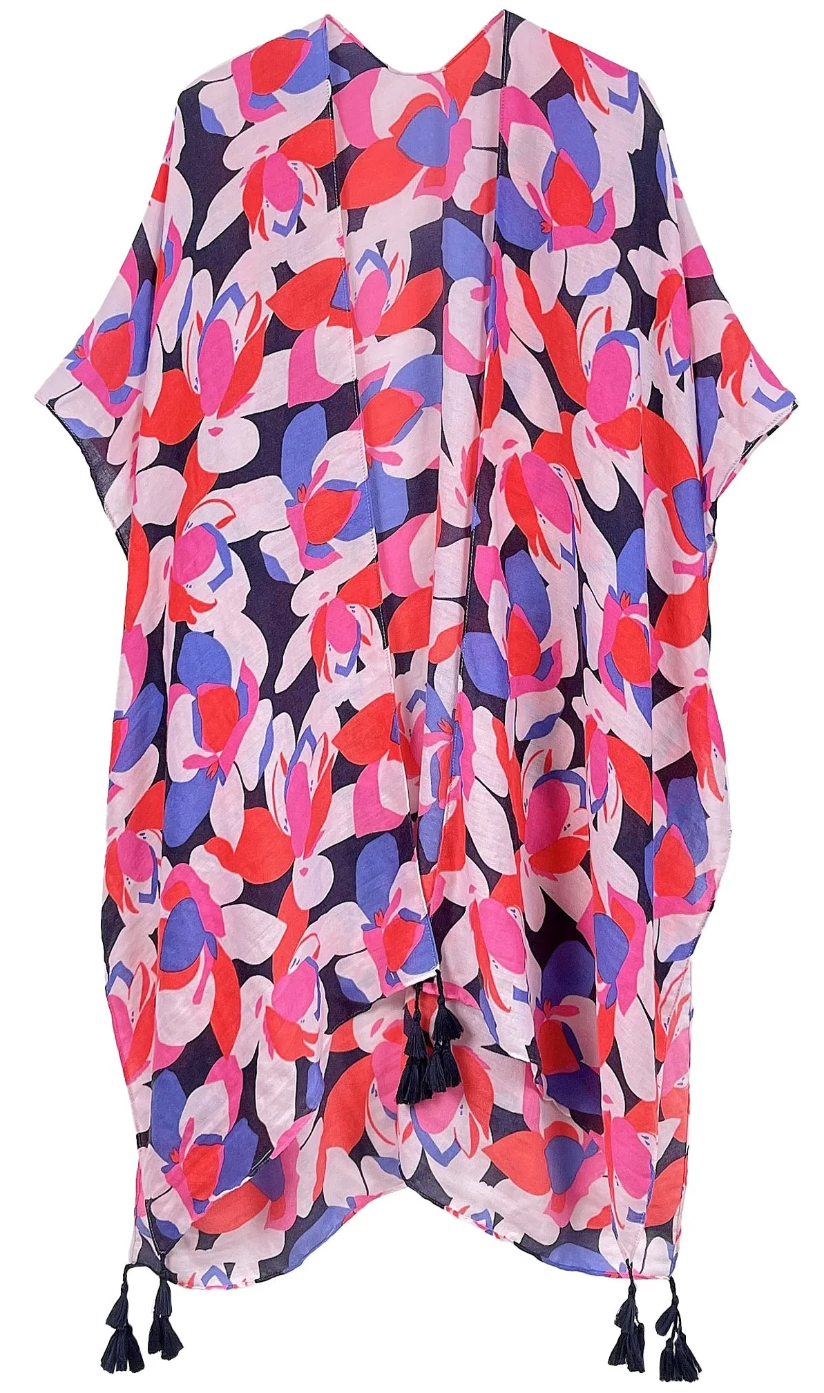 Floral Print Kimono sold by Charming Charlie product image thumbnail 4